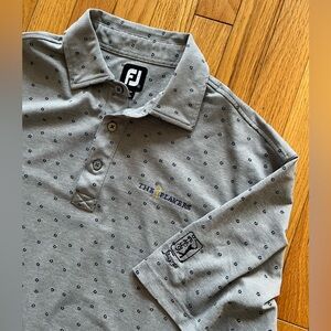 FootJoy The Players TPC Sawgrass Pique Knit Performance Polo Geometric Logo PGA